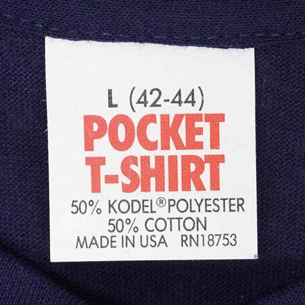 画像2: 80's Cinderella Knitting Mills ポケットTシャツ "DEADSTOCK / MADE IN USA" (2)
