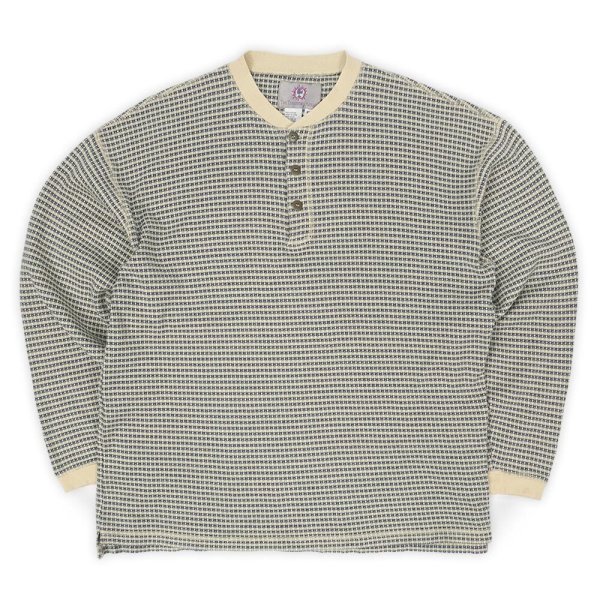 画像1: 90's THE TERRITORY A HEAD ヘンリーネックカットソー (1)