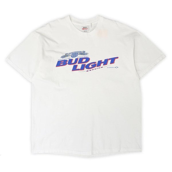 画像1: Late 90's BUD LIGHT ロゴプリントTシャツ (1)