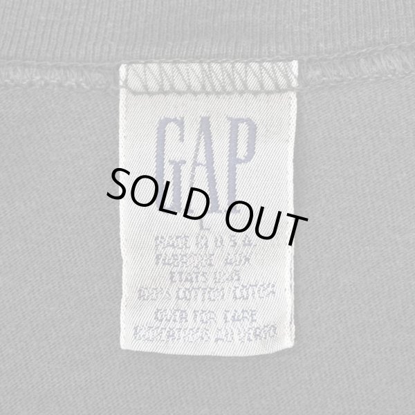 画像2: 90's OLD GAP Vネック ブランクTシャツ "MADE IN USA" (2)