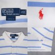 画像2: 90's Polo Ralph Lauren ボーダー柄 ポロシャツ (2)