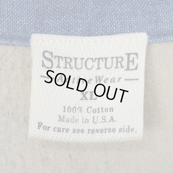 画像2: 90's STRUCTURE L/S ポロシャツ "MADE IN USA" (2)