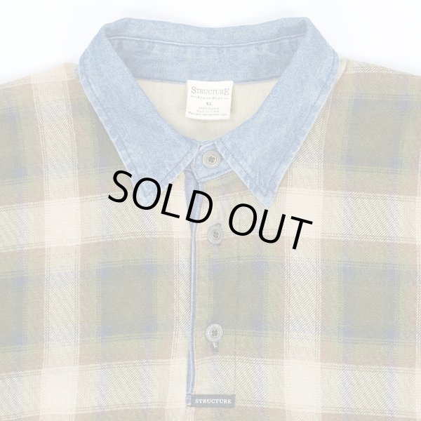 画像3: 90's STRUCTURE L/S ポロシャツ "MADE IN USA" (3)
