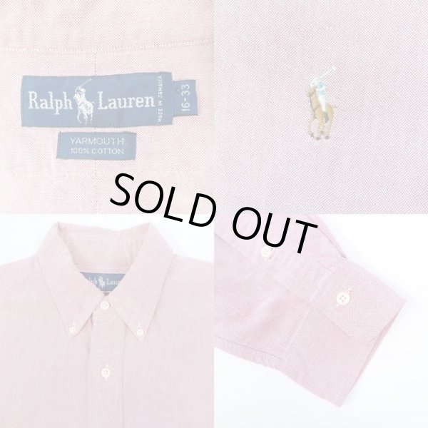 画像3: 90's Polo Ralph Lauren ボタンダウンシャツ “YARMOUTH / PINK” (3)