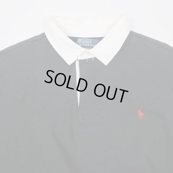 画像3: 90-00's Polo Ralph Lauren ラガーシャツ “BLACK” (3)