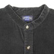 画像3: 90-00's CAMBRIDGE バンドカラー コーデュロイシャツ “BLACK” (3)