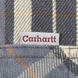 画像3: 90's Carhartt ヘビーネルシャツ "BLUE Plaid" (3)