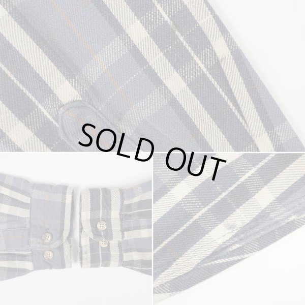 画像5: 90's Carhartt ヘビーネルシャツ "BLUE Plaid" (5)