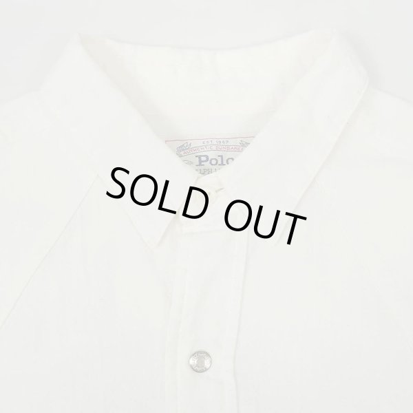 画像3: 80-90's Polo Ralph Lauren コットンウエスタンシャツ “白タグ” (3)