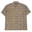 画像1: 00's ORVIS S/S 総柄レギュラーカラーシャツ (1)