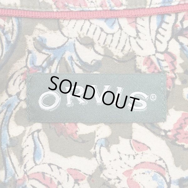 画像2: 00's ORVIS S/S 総柄レギュラーカラーシャツ (2)