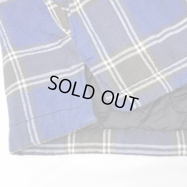 画像3: 90's Arrow キルティングライナー ネルシャツ "Blue Plaid" (3)