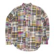 画像1: 00's Polo Ralph Lauren パッチワーク ボタンダウンシャツ "CLASSIC FIT / 3点留め" (1)