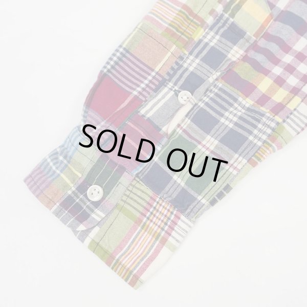 画像5: 00's Polo Ralph Lauren パッチワーク ボタンダウンシャツ "CLASSIC FIT / 3点留め" (5)