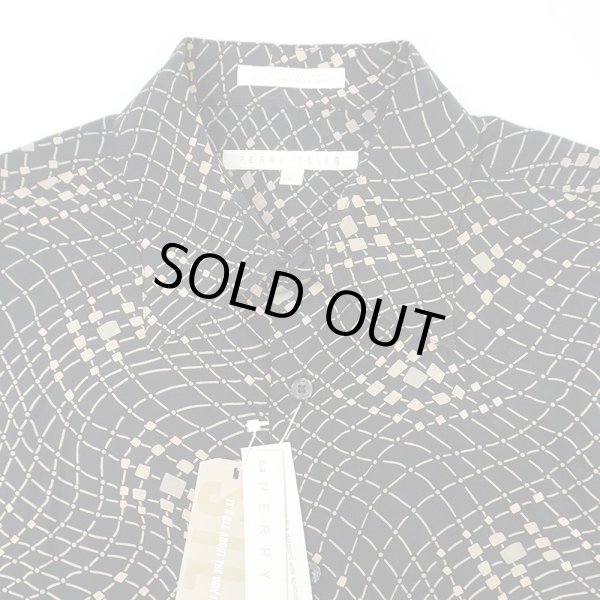 画像3: 90's PERRY ELLIS S/S 総柄シルクシャツ "DEADSTOCK" (3)