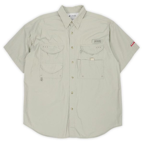 画像1: Early 00's Columbia PFG S/S フィールドシャツ (1)
