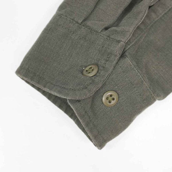 画像3: 00's OLD GAP コットンキャンバス ワークシャツ (3)