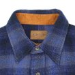 画像3: Late 90's ST. JOHN'S BAY ヘビーネルシャツ "Navy Plaid" (3)