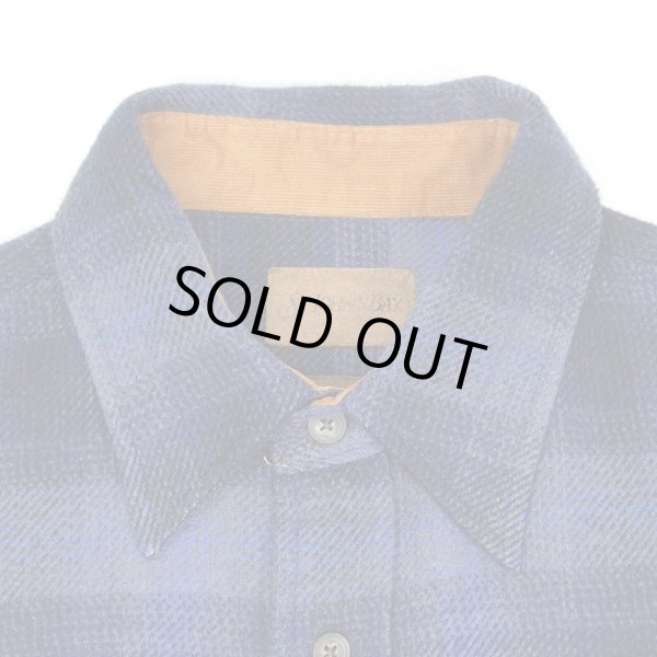 画像3: Late 90's ST. JOHN'S BAY ヘビーネルシャツ "Navy Plaid" (3)