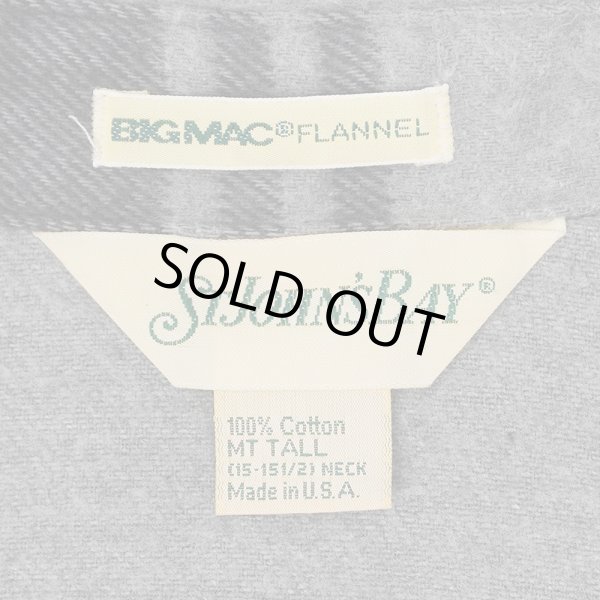 画像2: 80's ST JOHN'S BAY ヘビーネルシャツ "MADE IN USA / BIG MAC FLANNEL" (2)