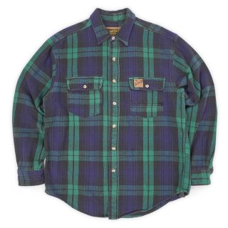 50-60's PENNEY'S マチ付きヘビーネルシャツ 