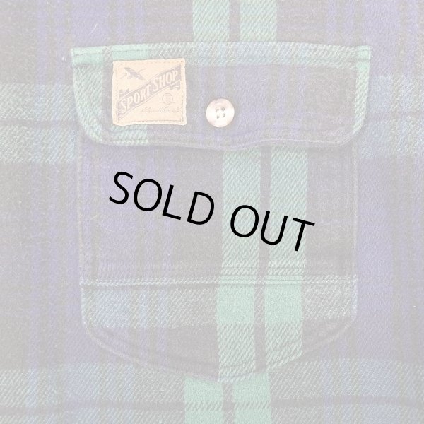 画像3: 90's Eddie Bauer ヘビーネルシャツ "SPORT SHOP TAG" (3)