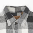 画像3: 90's ST JOHN'S BAY ブロックチェック柄 ヘビーネルシャツ "BLACK×WHITE" (3)