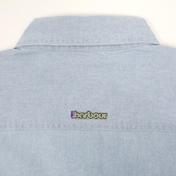 画像4: 00's sea harbor シャンブレー ボタンダウンシャツ "DEADSTOCK" (4)