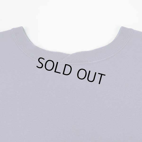 画像3: 80's Hanes BEEFY リバースウィーブタイプ ブランクスウェット "MADE IN USA / FADE NAVY" (3)