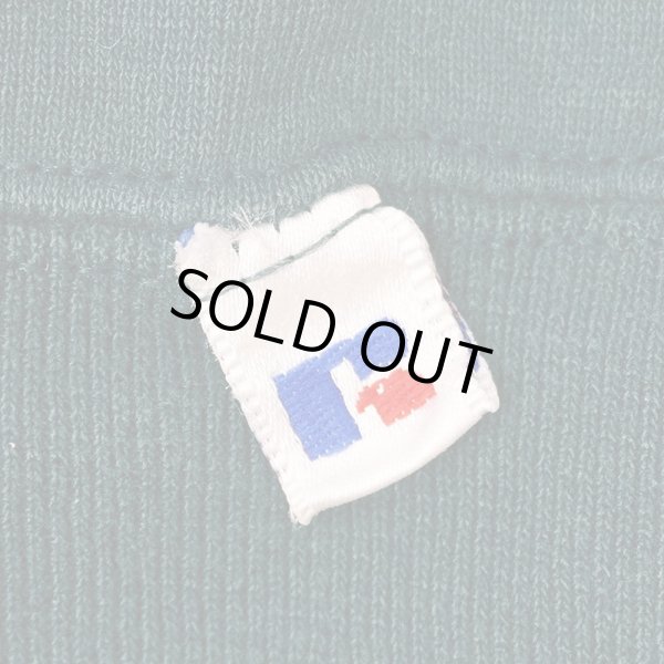 画像4: 90's RUSSELL 前V ブランクスウェット "GREEN / sizeXL / MADE IN USA" (4)