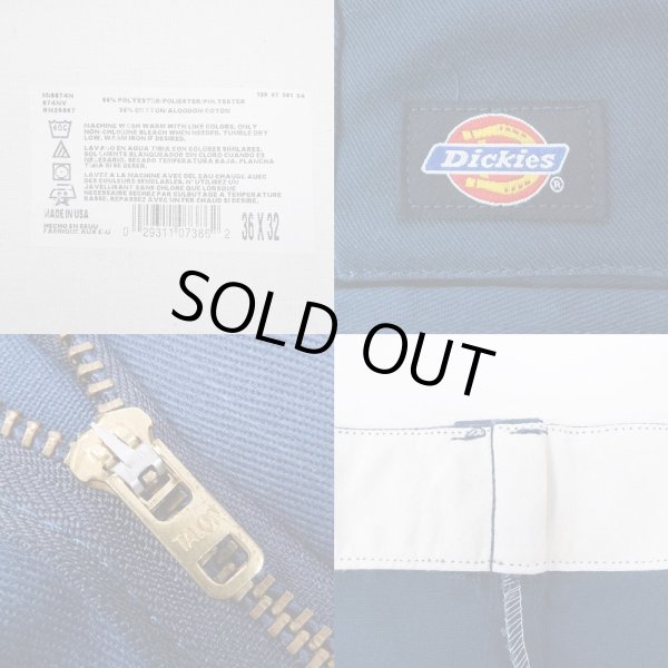 画像3: 90's Dickies 874 ワークパンツ "MADE IN USA / NAVY / DEADSTOCK" (3)