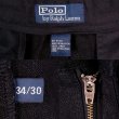 画像3: 90's Polo Ralph Lauren リネントラウザー "BLACK / W34 L30" (3)