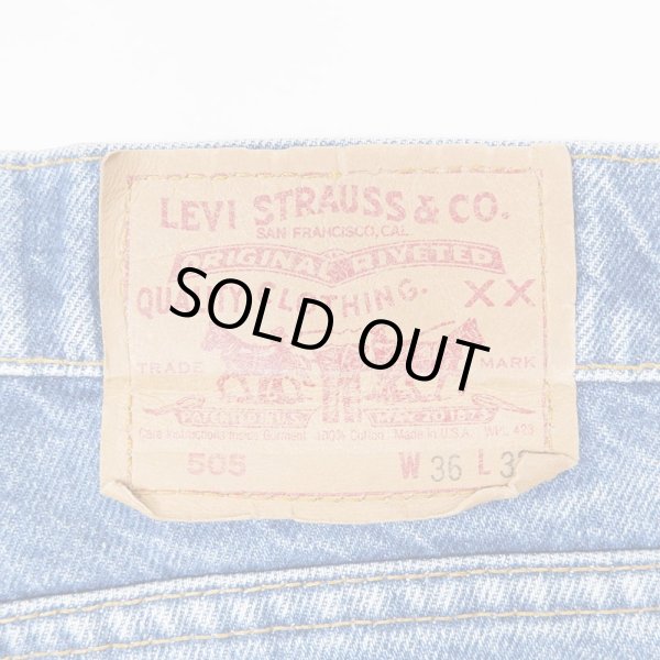 画像3: 90's Levi's 505 デニムパンツ “MADE IN USA / 実寸W35 L31” (3)