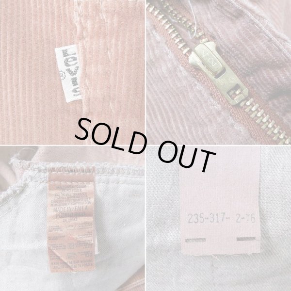 画像3: 70's Levi's 317 コーデュロイフレアパンツ (3)