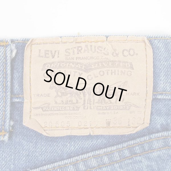 画像3: 80's Levi's 505-0217 デニムパンツ "MADE IN USA / W36 L32" (3)