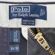 画像3: 90's Polo Ralph Lauren 2タック チノトラウザー "HAMMOND PANT / NAVY" (3)