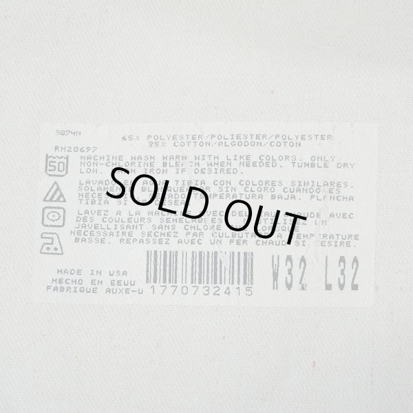 画像3: 90's Dickies 874 ワークパンツ "MADE IN USA / NAVY" (3)