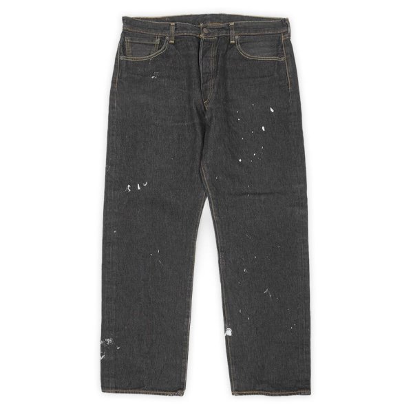 画像1: 00's Levi's 501 先染めブラックデニムパンツ "W36 L32" (1)