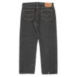 画像2: 00's Levi's 501 先染めブラックデニムパンツ "W36 L32" (2)