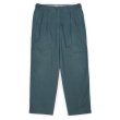 画像1: 90's DOCKERS 2タック チノトラウザー "MADE IN USA / BLUE GREEN" (1)