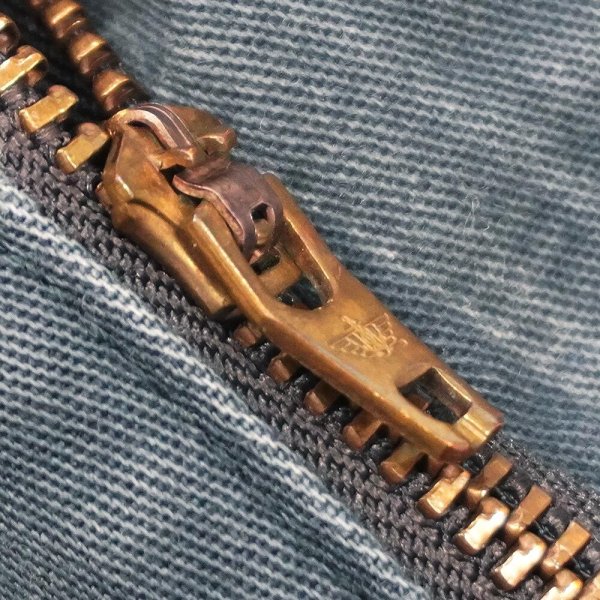 画像5: 90's DOCKERS 2タック チノトラウザー "MADE IN USA / BLUE GREEN" (5)