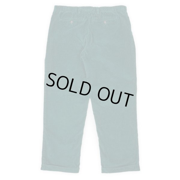 画像2: 00's LANDS' END 2タック 太畝コーデュロイトラウザー "実寸W37 L30" (2)