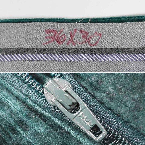 画像4: 00's LANDS' END 2タック 太畝コーデュロイトラウザー "実寸W37 L30" (4)