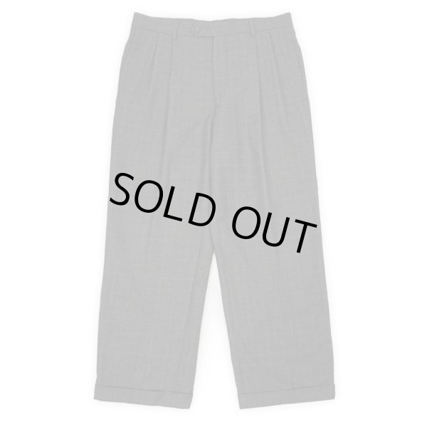 画像1: 00's Jos.A.BANK 2タック ウールスラックス (1)