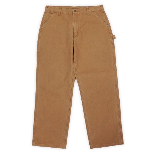 画像1: 00's Carhartt ダックペインターパンツ "B11 BRN / W35 L30" (1)