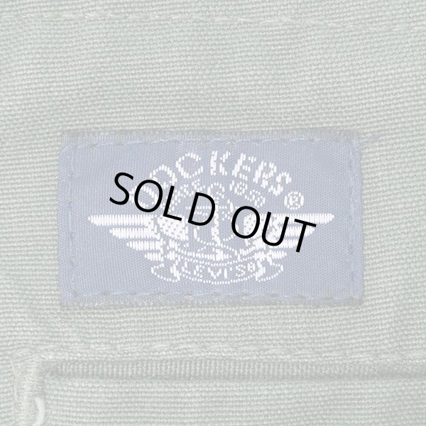 画像3: Early 90's DOCKERS 1タック キャンバストラウザー "OLIVE / W36 L30" (3)