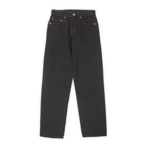 画像1: 90's Levi's 550 ブラックデニムパンツ "MADE IN USA / W29 L30" (1)
