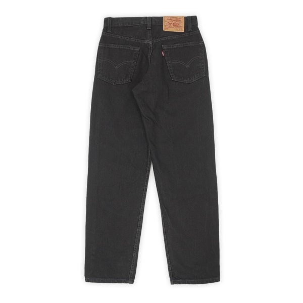 画像2: 90's Levi's 550 ブラックデニムパンツ "MADE IN USA / W29 L30" (2)