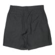 画像2: Early 00's Banana Republic 2タック リネンショーツ "BLACK" (2)