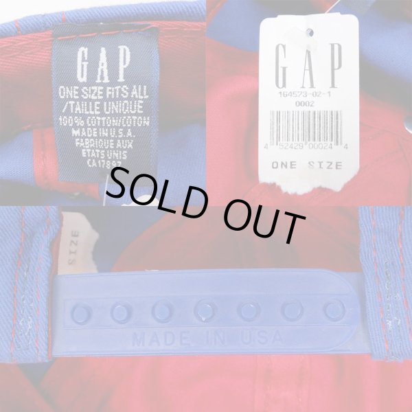 画像4: 90's OLD GAP 6パネル キャップ “DEADSTOCK / MADE IN USA” (4)